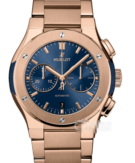 ウブロコピー時計540.OX.7180.OX 大径、42mmがもたらすゴールドの存在感